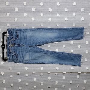rag & bone Light Blue Straight Crop Jeans